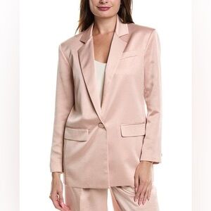 Kenneth Cole Satin Pink Women's Blazer (Small) & Pants (Sz 4) (SOLD AS A SET)